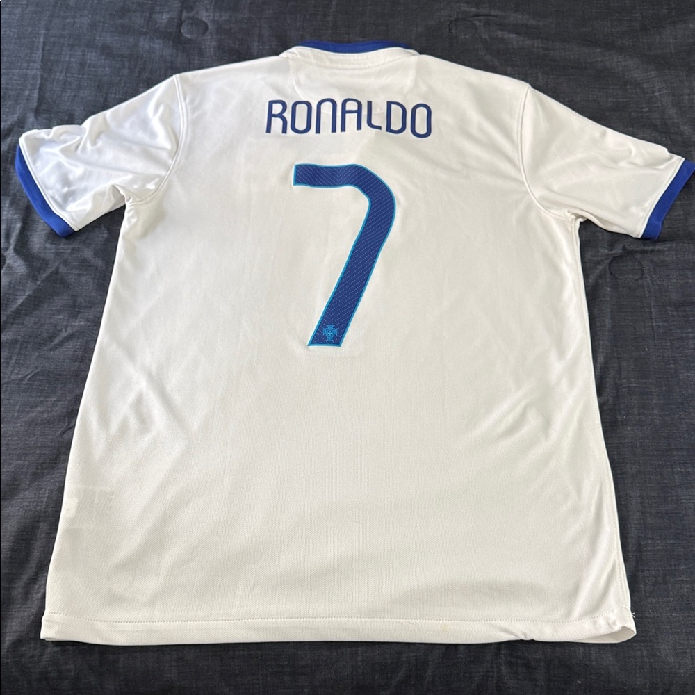Portugal 🇵🇹#7 Cristiano Ronaldo 2014 FIFA World Cup Nike Away Jersey